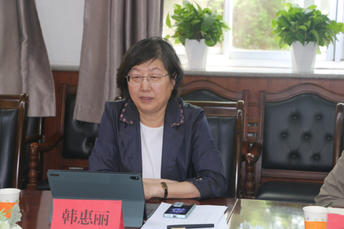 公司党委副书记韩惠丽一行莅临学部调研指导工作